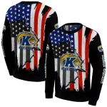kent state golden flashes american pride black hoodie best selling