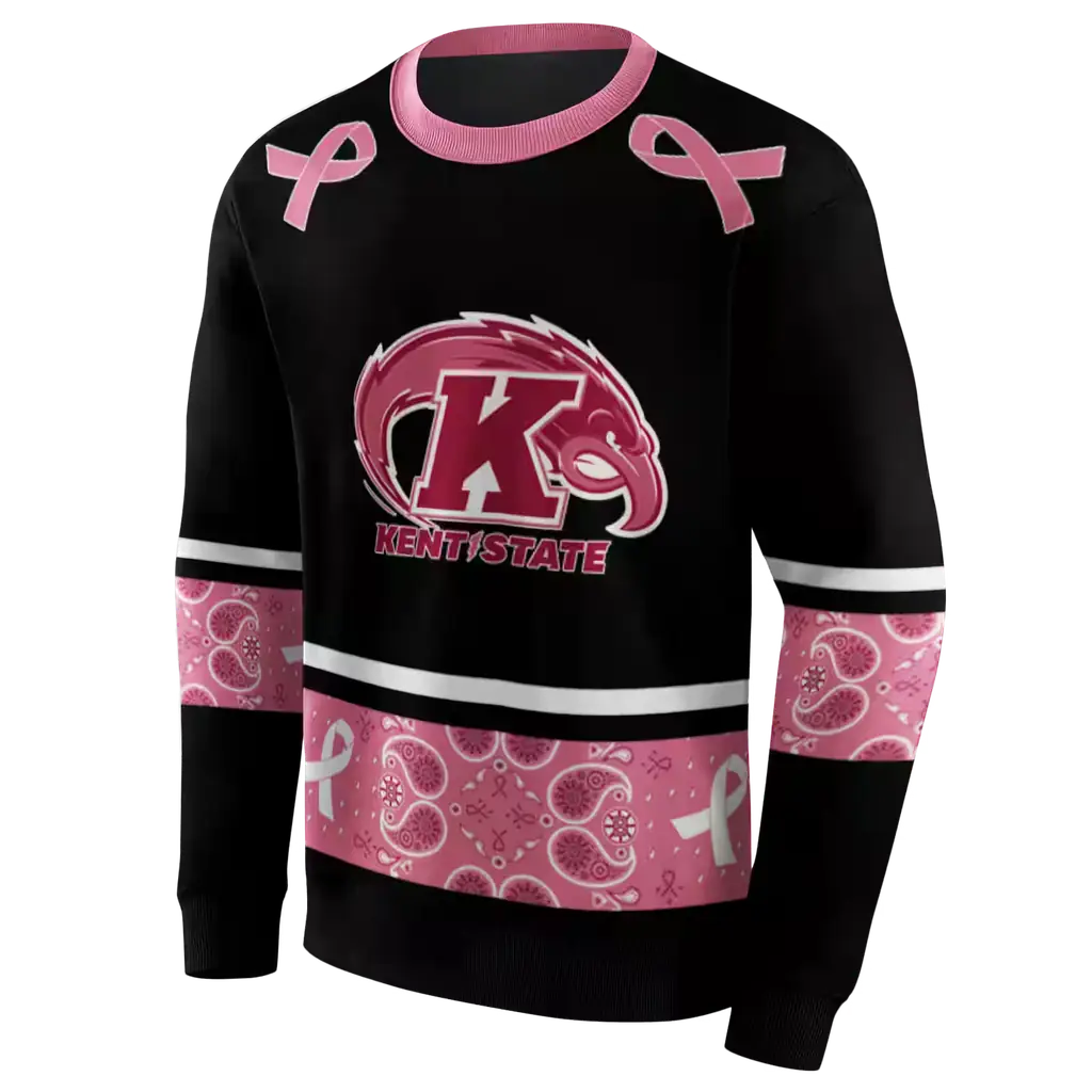 kent state golden flashes awareness ribbon black pink hoodie new arrival kent state golden flashes awareness ribbon black pink hoodie new arrival