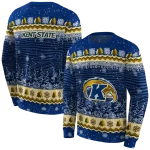 kent state golden flashes christmas trees navy blue hoodie best selling