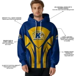kent state golden flashes concentric lines navy blue black hoodie best selling