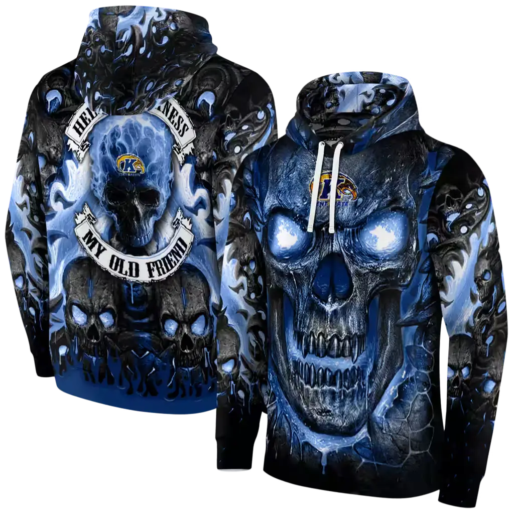kent state golden flashes demonic skull navy blue black hoodie fashion forward kent state golden flashes demonic skull navy blue black hoodie fashion forward