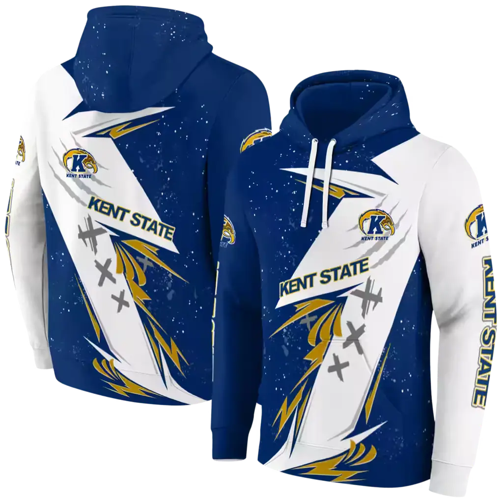 kent state golden flashes dynamic slash navy blue white hoodie fashion forward kent state golden flashes dynamic slash navy blue white hoodie fashion forward