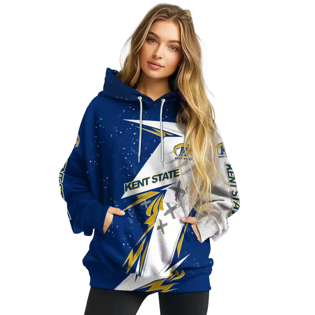 kent state golden flashes dynamic slash navy blue white hoodie high quality kent state golden flashes dynamic slash navy blue white hoodie high quality
