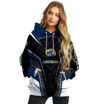 kent state golden flashes futuristic pattern navy blue black hoodie best selling