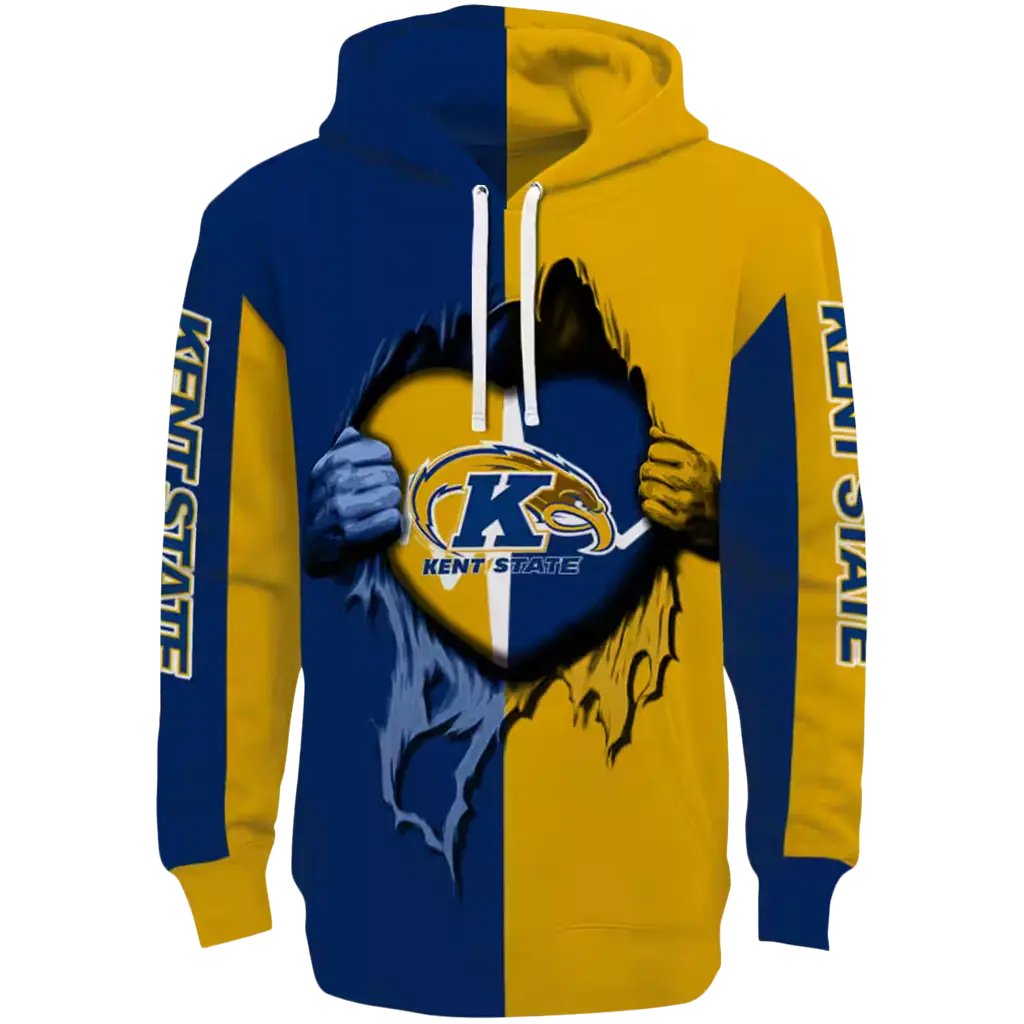 kent state golden flashes heartbeat graphic navy blue hoodie best selling kent state golden flashes heartbeat graphic navy blue hoodie best selling