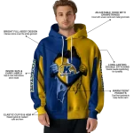 kent state golden flashes heartbeat graphic navy blue hoodie best selling