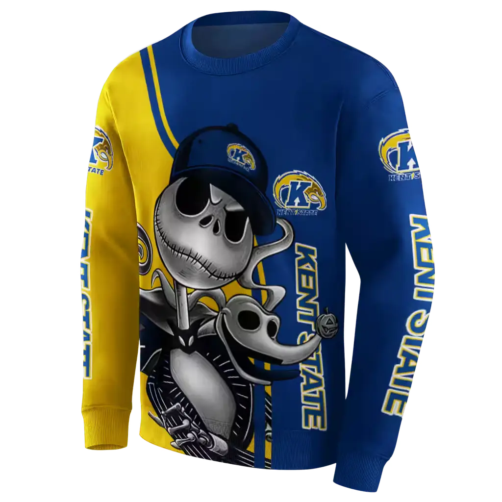 kent state golden flashes jack skellington navy blue hoodie new arrival kent state golden flashes jack skellington navy blue hoodie new arrival