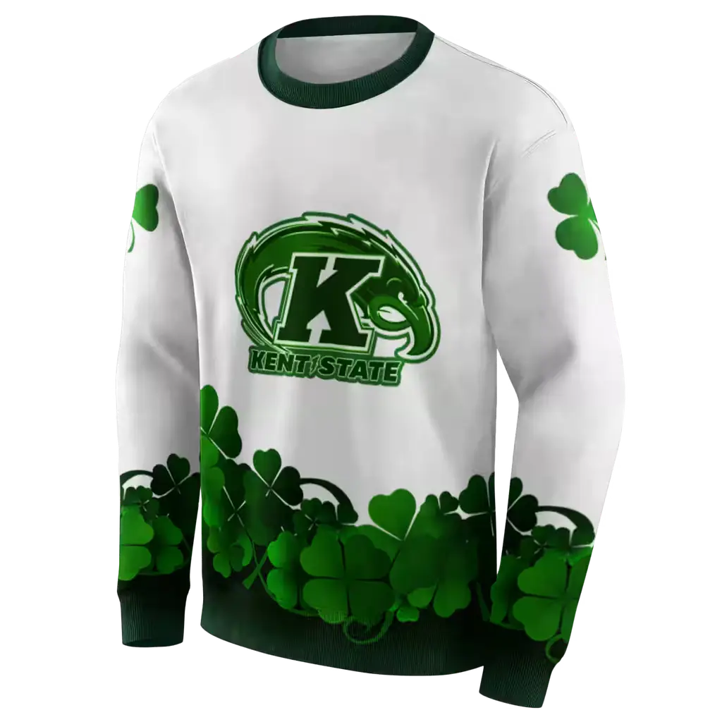 kent state golden flashes lucky motif white green hoodie new arrival kent state golden flashes lucky motif white green hoodie new arrival