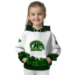 kent state golden flashes lucky motif white green hoodie best selling