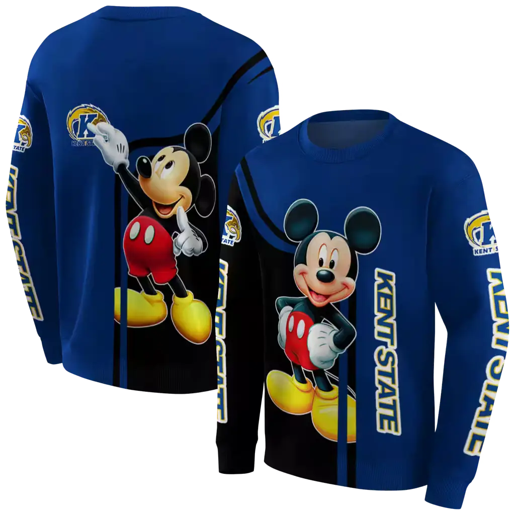 kent state golden flashes mickey mouse navy blue black hoodie premium grade kent state golden flashes mickey mouse navy blue black hoodie premium grade