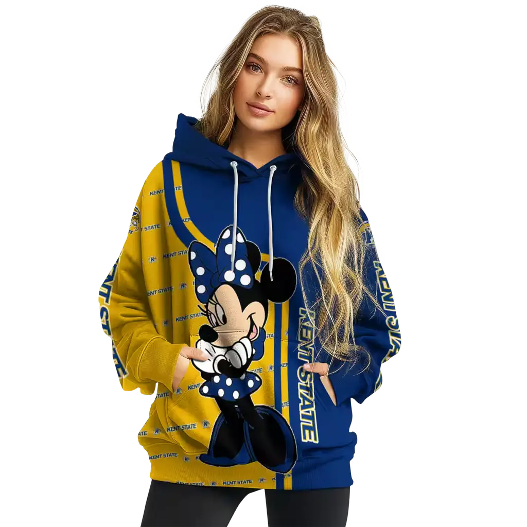 kent state golden flashes minnie mouse navy blue hoodie high quality kent state golden flashes minnie mouse navy blue hoodie high quality