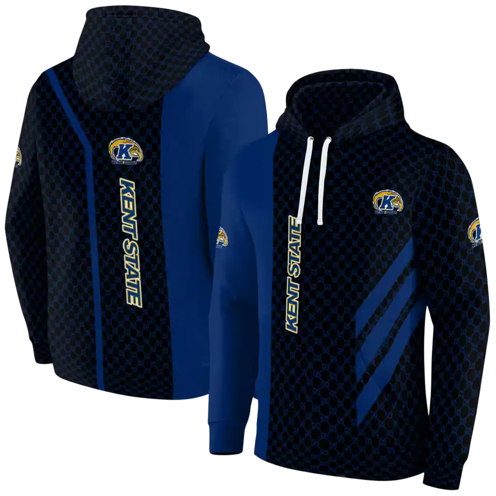 kent state golden flashes monogram pattern navy blue hoodie fashion forward kent state golden flashes monogram pattern navy blue hoodie fashion forward