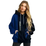 kent state golden flashes monogram pattern navy blue hoodie best selling