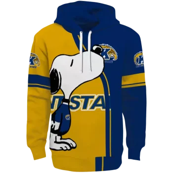 kent state golden flashes playful snoopy navy blue hoodie best selling