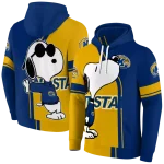 kent state golden flashes playful snoopy navy blue hoodie best selling