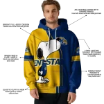 kent state golden flashes playful snoopy navy blue hoodie best selling