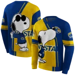 kent state golden flashes playful snoopy navy blue hoodie best selling