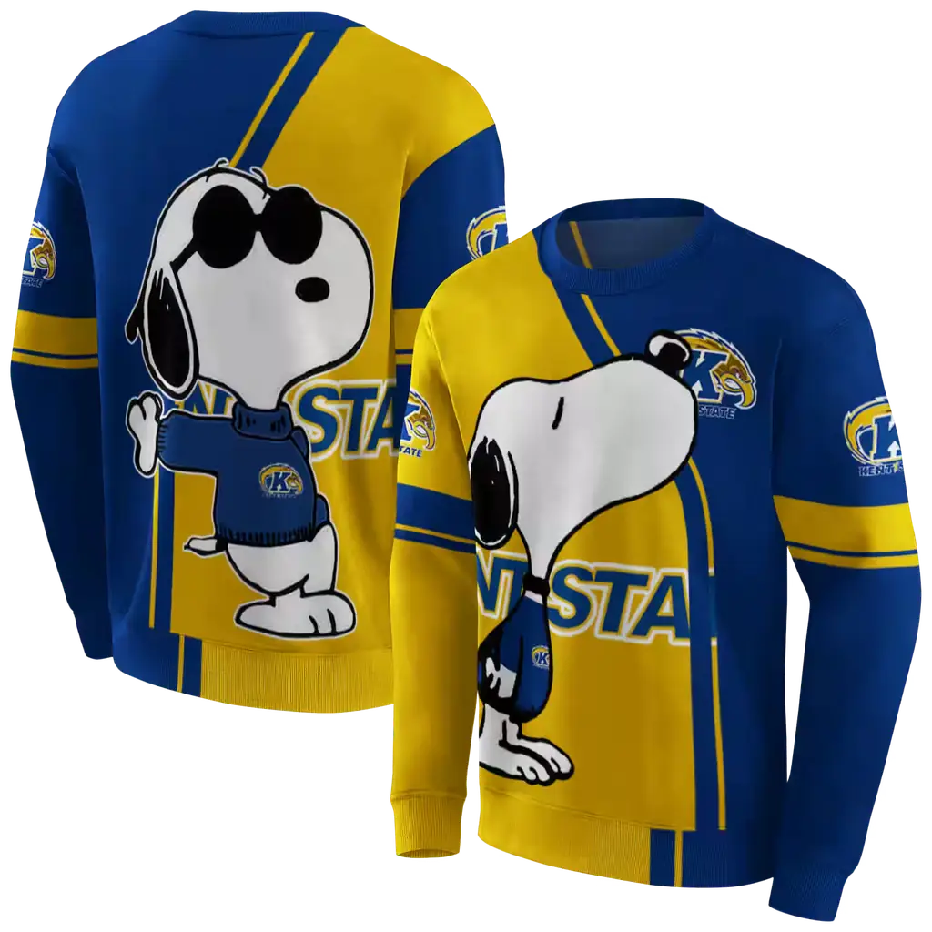 kent state golden flashes playful snoopy navy blue hoodie premium grade kent state golden flashes playful snoopy navy blue hoodie premium grade