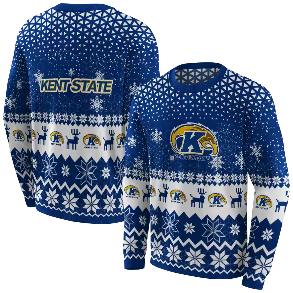 kent state golden flashes reindeer motif navy blue hoodie premium grade kent state golden flashes reindeer motif navy blue hoodie premium grade