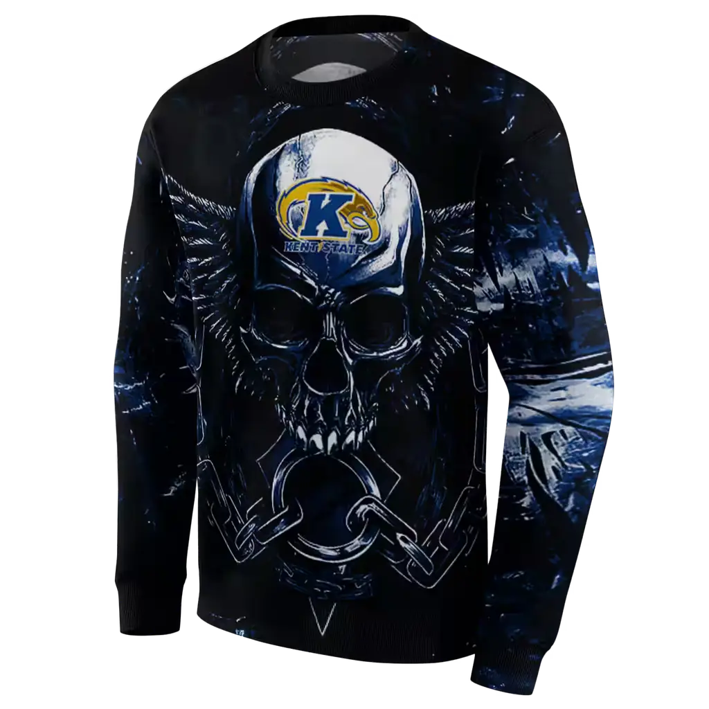 kent state golden flashes skull artwork navy blue black hoodie new arrival kent state golden flashes skull artwork navy blue black hoodie new arrival