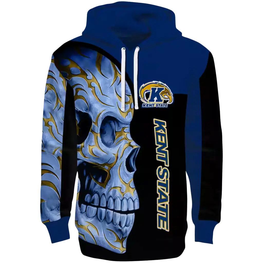 kent state golden flashes skull motif navy blue black hoodie best selling kent state golden flashes skull motif navy blue black hoodie best selling
