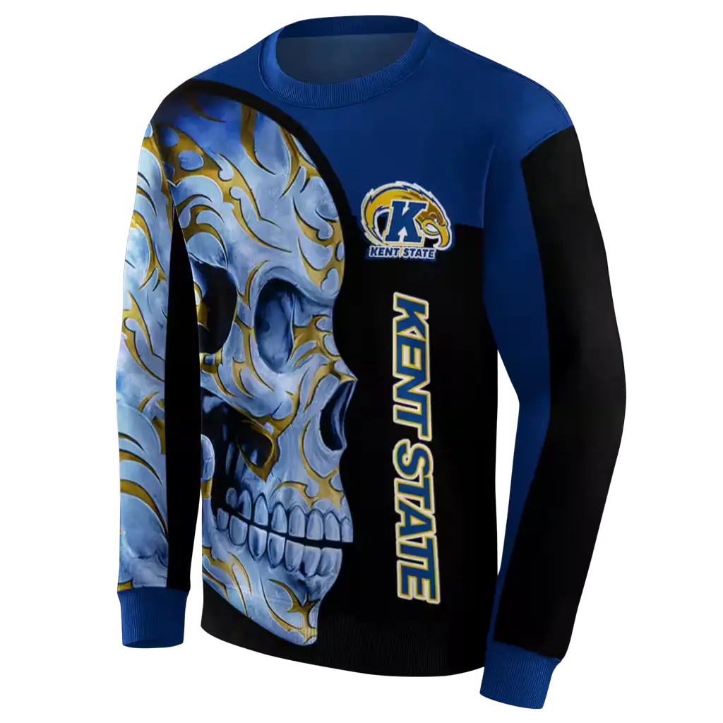 kent state golden flashes skull motif navy blue black hoodie new arrival kent state golden flashes skull motif navy blue black hoodie new arrival