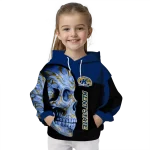 kent state golden flashes skull motif navy blue black hoodie best selling