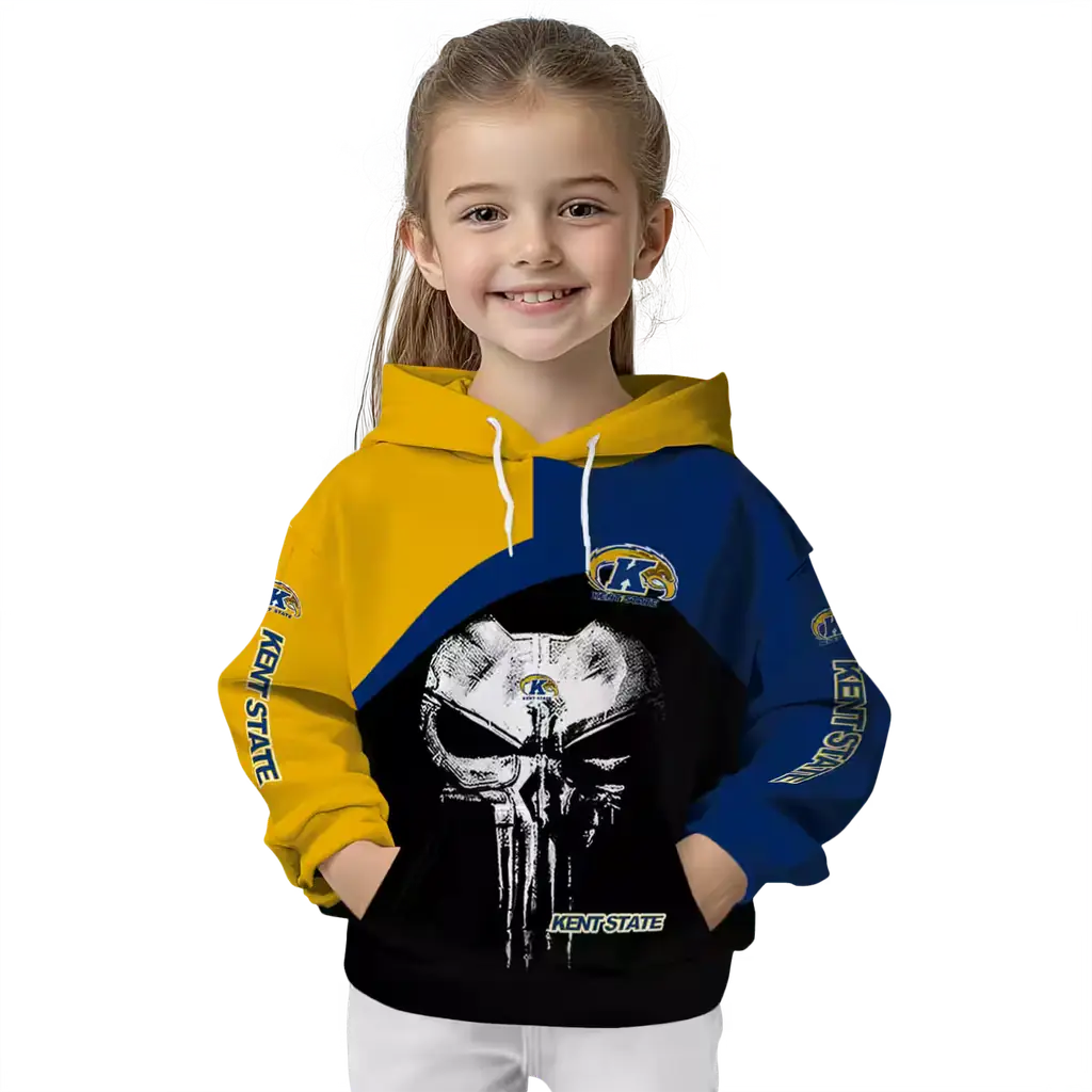 kent state golden flashes skull punisher gold black hoodie top rated kent state golden flashes skull punisher gold black hoodie top rated