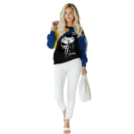 kent state golden flashes skull punisher gold black hoodie best selling