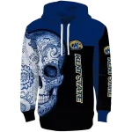 kent state golden flashes sugar skull navy blue black hoodie best selling