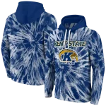kent state golden flashes tie dye pattern navy blue hoodie best selling