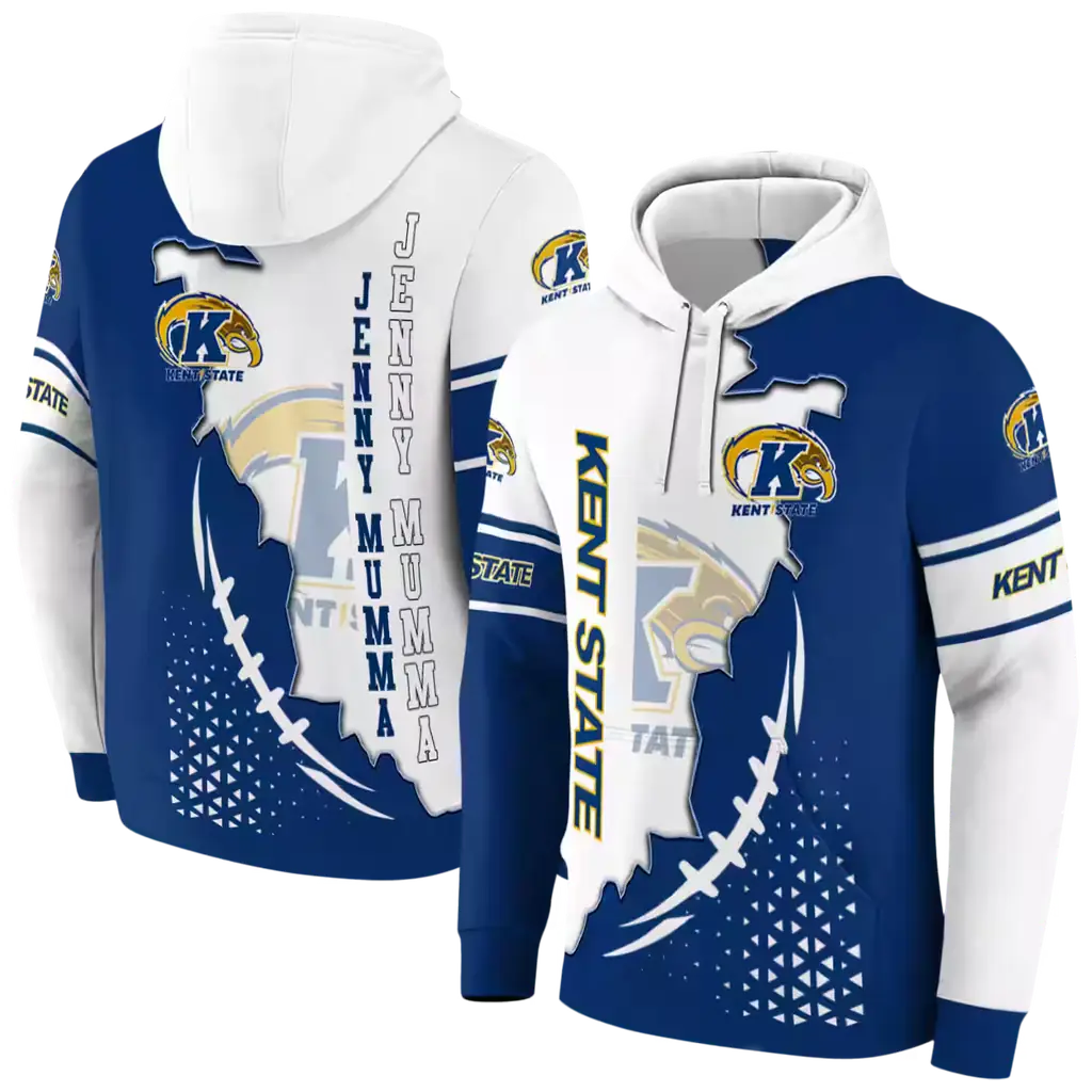 kent state golden flashes triangular pattern navy blue white hoodie fashion forward kent state golden flashes triangular pattern navy blue white hoodie fashion forward