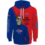 la tech achmed skull blue hoodie best selling