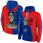 la tech achmed skull blue hoodie best selling