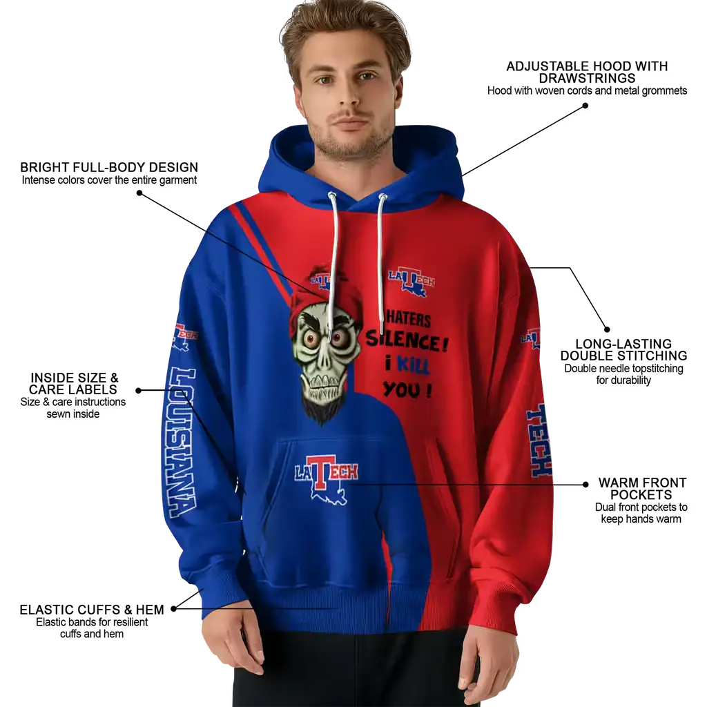 la tech achmed skull blue hoodie latest model la tech achmed skull blue hoodie latest model