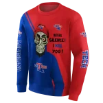 la tech achmed skull blue hoodie best selling