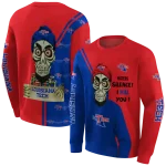 la tech achmed skull blue hoodie best selling