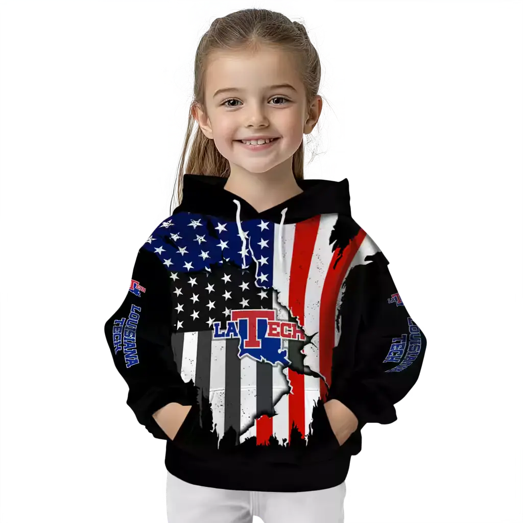 la tech american pride black hoodie top rated la tech american pride black hoodie top rated