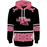 la tech awareness ribbon black pink hoodie best selling