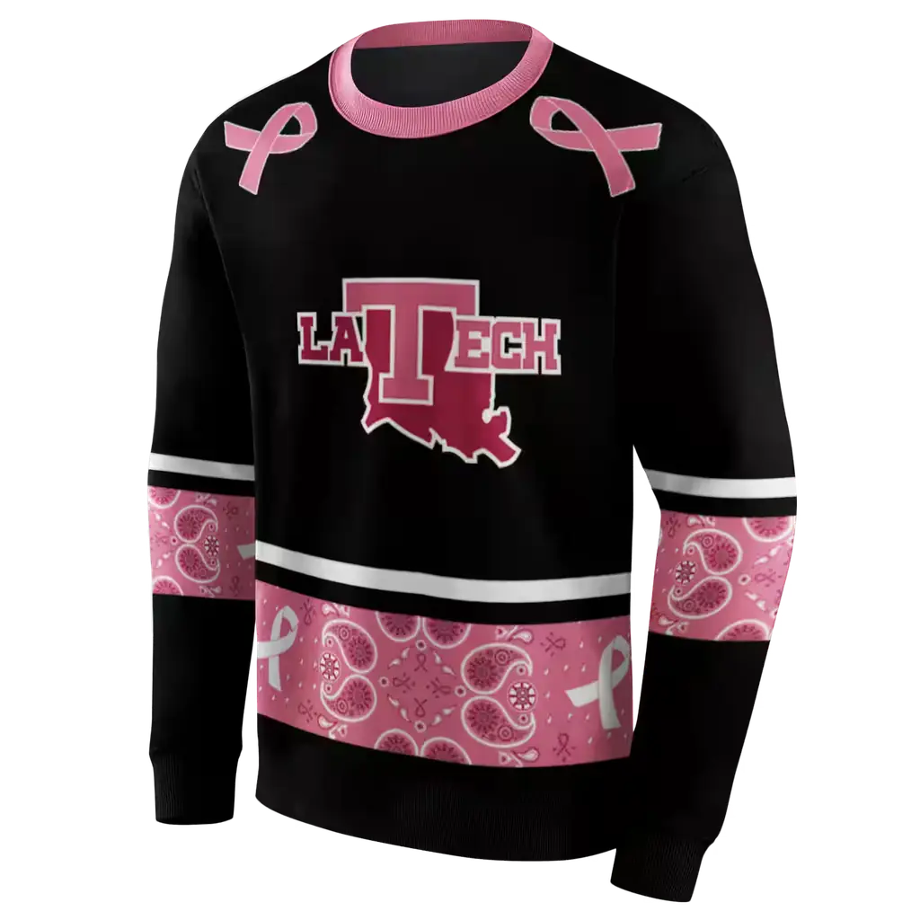 la tech awareness ribbon black pink hoodie new arrival la tech awareness ribbon black pink hoodie new arrival