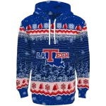 la tech christmas trees blue hoodie best selling