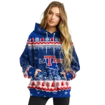 la tech christmas trees blue hoodie best selling