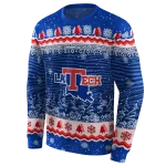 la tech christmas trees blue hoodie best selling
