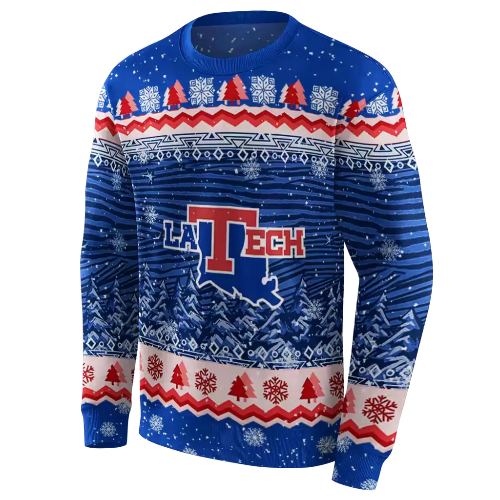 la tech christmas trees blue hoodie new arrival la tech christmas trees blue hoodie new arrival