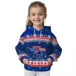 la tech christmas trees blue hoodie best selling