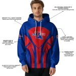 la tech concentric lines blue black hoodie best selling