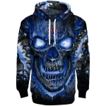 la tech demonic skull blue black hoodie best selling
