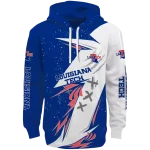 la tech dynamic slash blue white hoodie best selling