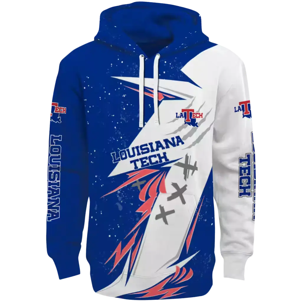 la tech dynamic slash blue white hoodie best selling la tech dynamic slash blue white hoodie best selling