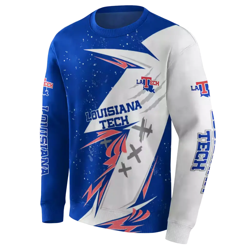 la tech dynamic slash blue white hoodie new arrival la tech dynamic slash blue white hoodie new arrival